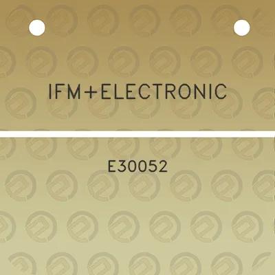 ifmelectronic-e30052