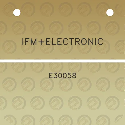 ifmelectronic-e30058