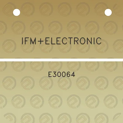 ifmelectronic-e30064