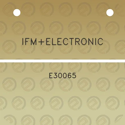 ifmelectronic-e30065