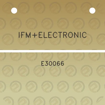 ifmelectronic-e30066