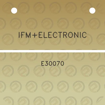 ifmelectronic-e30070