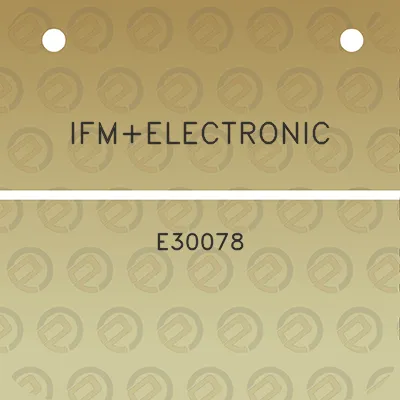 ifmelectronic-e30078