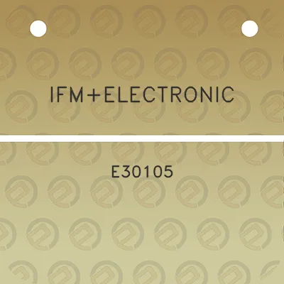 ifmelectronic-e30105