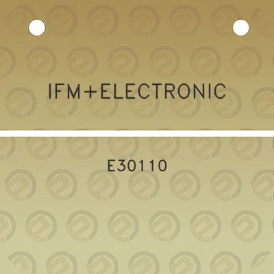 ifmelectronic-e30110