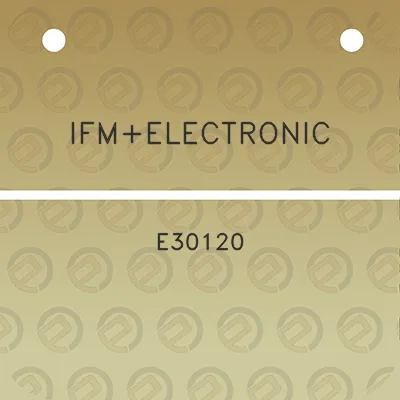 ifmelectronic-e30120