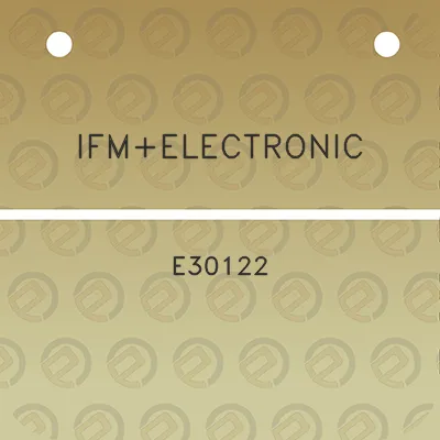 ifmelectronic-e30122