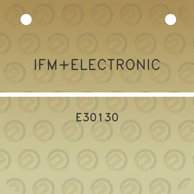 ifmelectronic-e30130