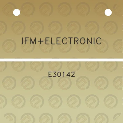 ifmelectronic-e30142