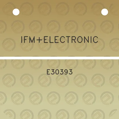 ifmelectronic-e30393