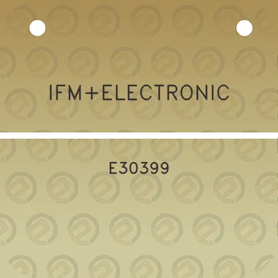 ifmelectronic-e30399