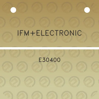 ifmelectronic-e30400