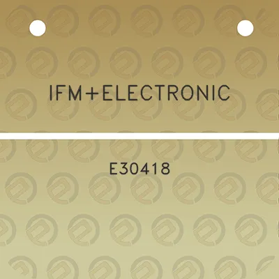 ifmelectronic-e30418