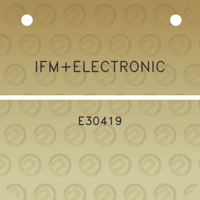 ifmelectronic-e30419