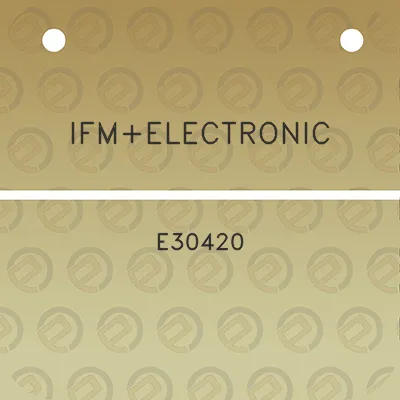 ifmelectronic-e30420