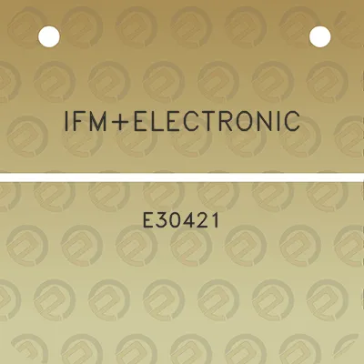 ifmelectronic-e30421