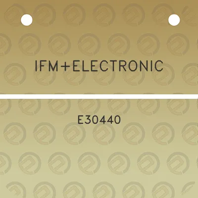 ifmelectronic-e30440