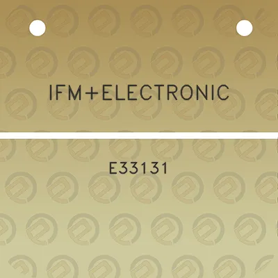 ifmelectronic-e33131