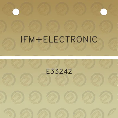 ifmelectronic-e33242