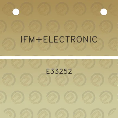 ifmelectronic-e33252