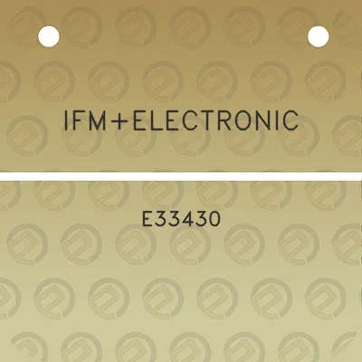 ifmelectronic-e33430