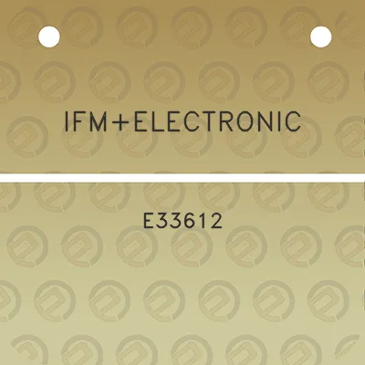 ifmelectronic-e33612