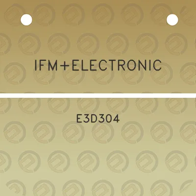 ifmelectronic-e3d304