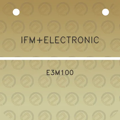 ifmelectronic-e3m100