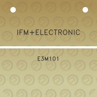 ifmelectronic-e3m101