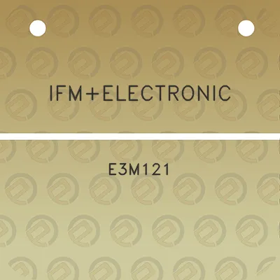 ifmelectronic-e3m121