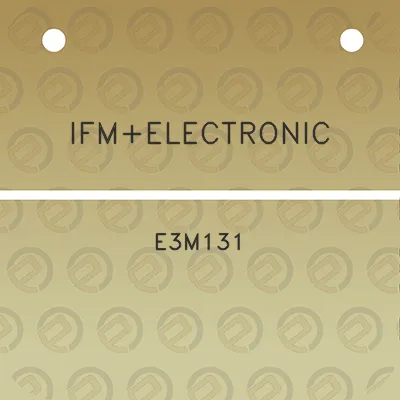 ifmelectronic-e3m131