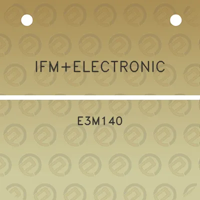 ifmelectronic-e3m140