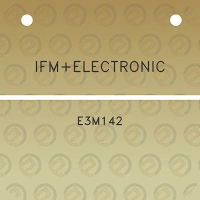 ifmelectronic-e3m142