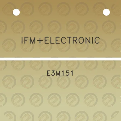 ifmelectronic-e3m151