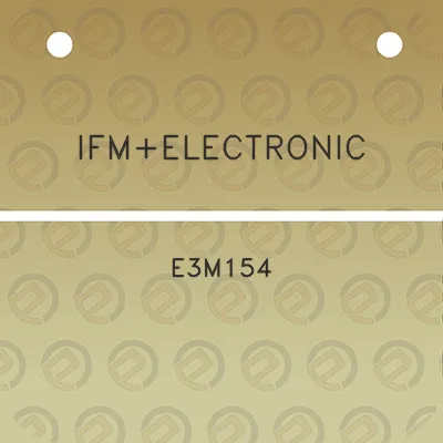 ifmelectronic-e3m154