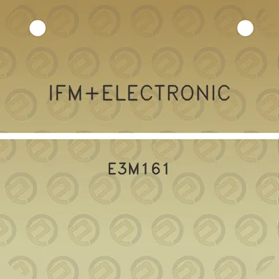 ifmelectronic-e3m161