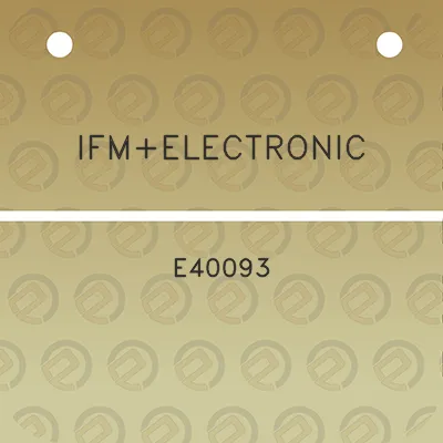 ifmelectronic-e40093