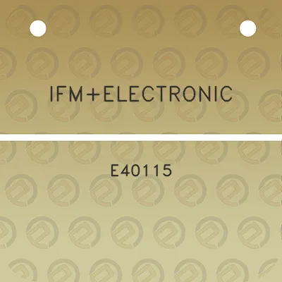 ifmelectronic-e40115