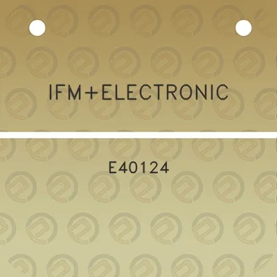 ifmelectronic-e40124