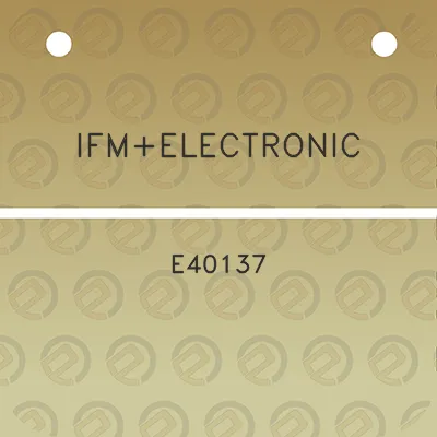 ifmelectronic-e40137