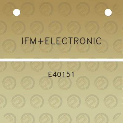 ifmelectronic-e40151