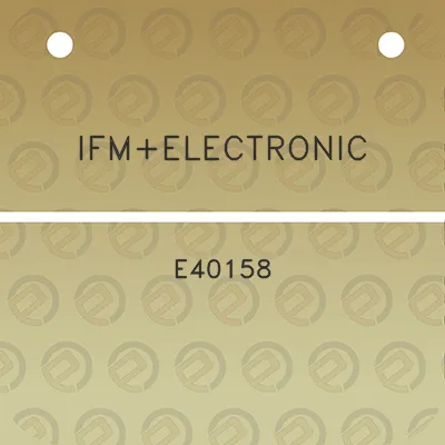 ifmelectronic-e40158