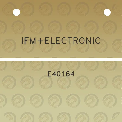 ifmelectronic-e40164