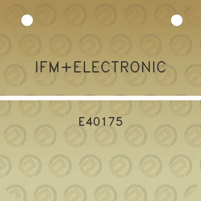 ifmelectronic-e40175