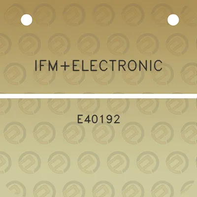 ifmelectronic-e40192