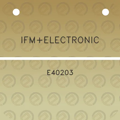 ifmelectronic-e40203