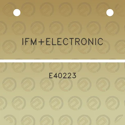 ifmelectronic-e40223