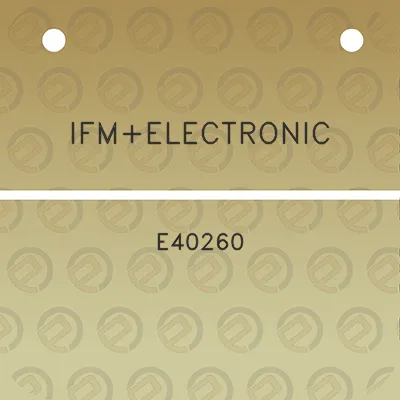 ifmelectronic-e40260