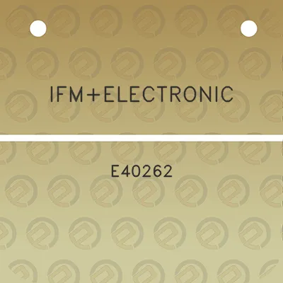 ifmelectronic-e40262