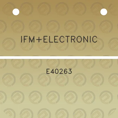 ifmelectronic-e40263